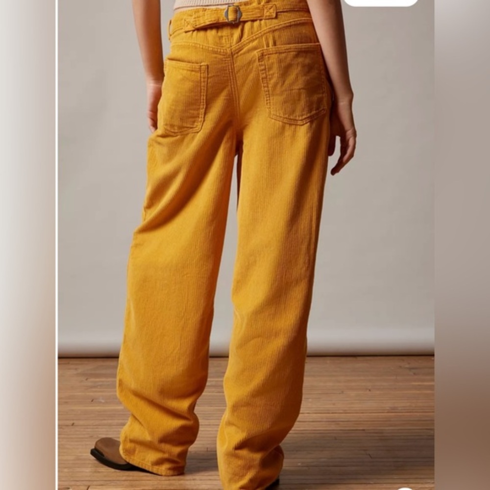 Urban Outfitters BDG Logan Corduroy Baggy Buckle Pant 15" Waist NWOT
